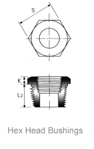 HEX HEAD BUSHING