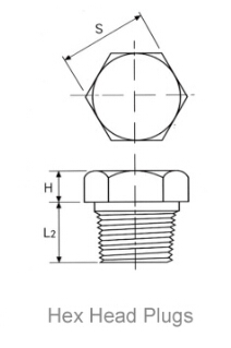 HEX HEAD PLUG