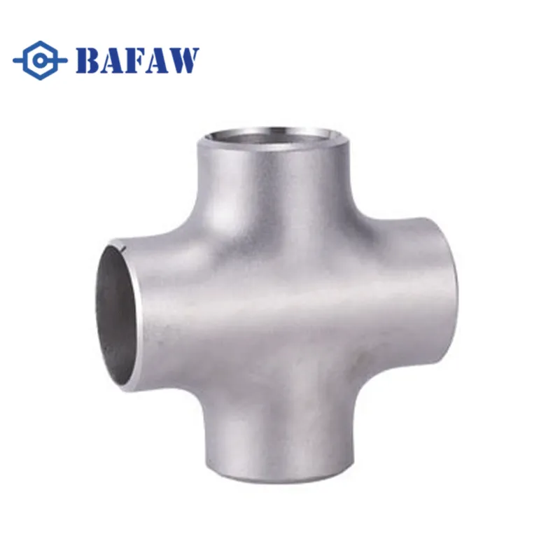 stainless steel cross pipe fitting
