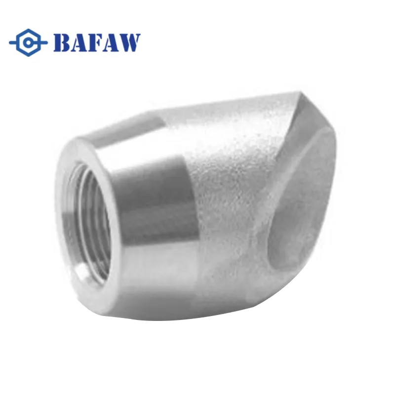 Product Diagram of Threaded 45&deg; Branch Outlet